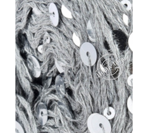 La Filati Royal Paillettes 104 Серая 