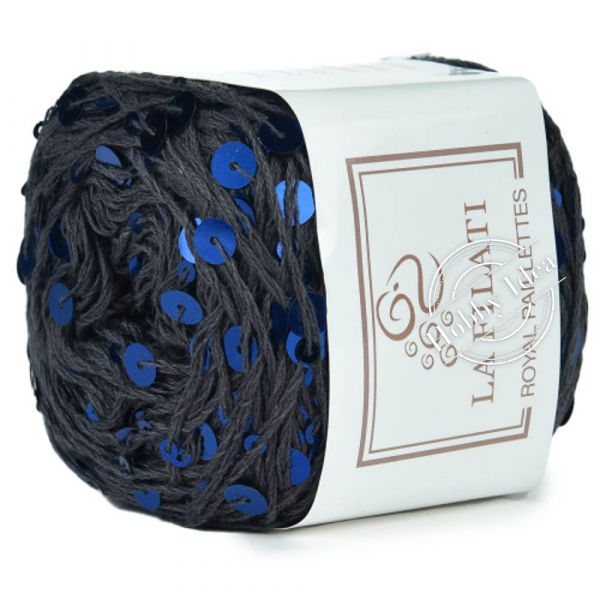 La Filati Royal Paillettes 147 Синий из категории La Filati Royal Paillettes