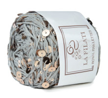La Filati Royal Paillettes 218 Тёмно-серый