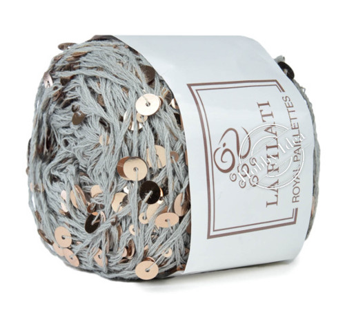 La Filati Royal Paillettes 218 Тёмно-серый