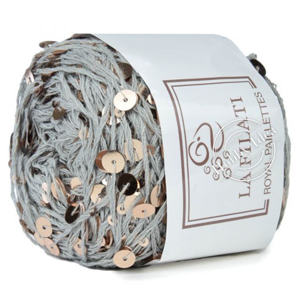 La Filati Royal Paillettes 218 Тёмно-серый из категории La Filati Royal Paillettes