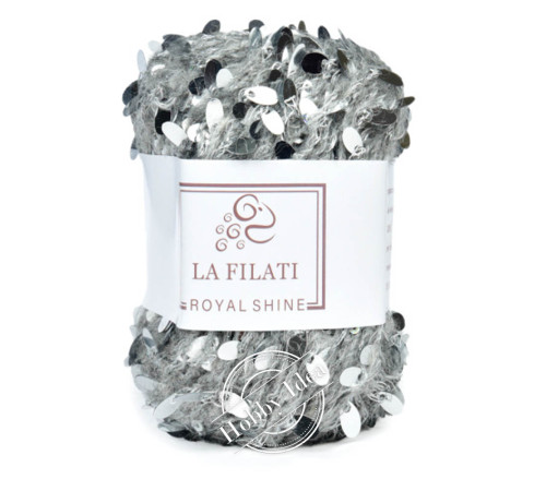 La Filati Royal Shine 002 Серебристая 
