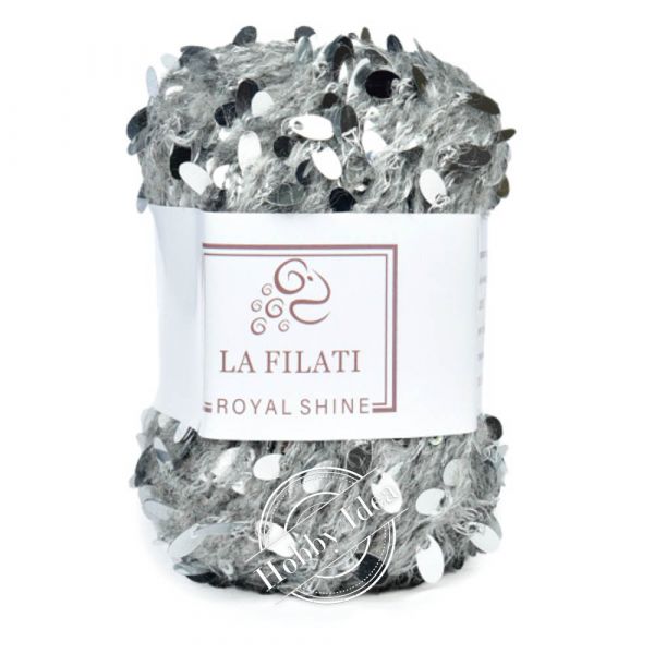La Filati Royal Shine 002 Серебристая  из категории La Filati Royal Shine