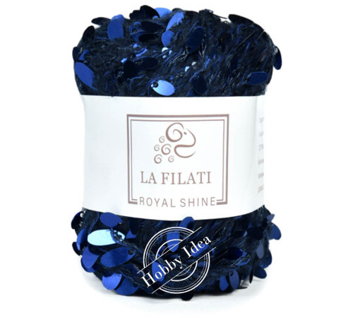 La Filati Royal Shine 007 Синяя 