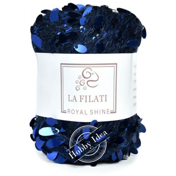 La Filati Royal Shine 007 Синяя  из категории La Filati Royal Shine
