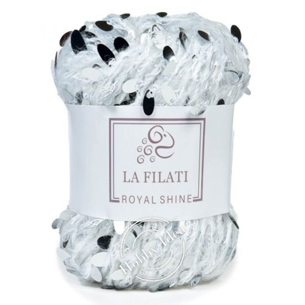 La Filati Royal Shine 009 Белая из категории La Filati Royal Shine
