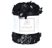 La Filati Royal Shine 010 Чёрная 