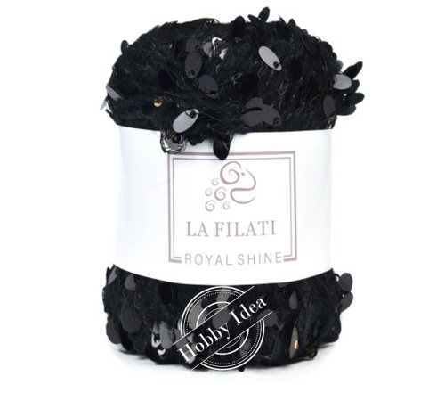 La Filati Royal Shine 010 Чёрная 