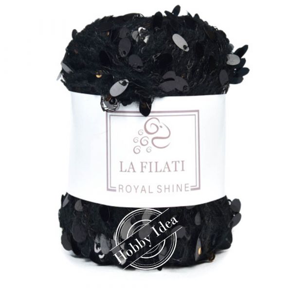 La Filati Royal Shine 010 Чёрная  из категории La Filati Royal Shine