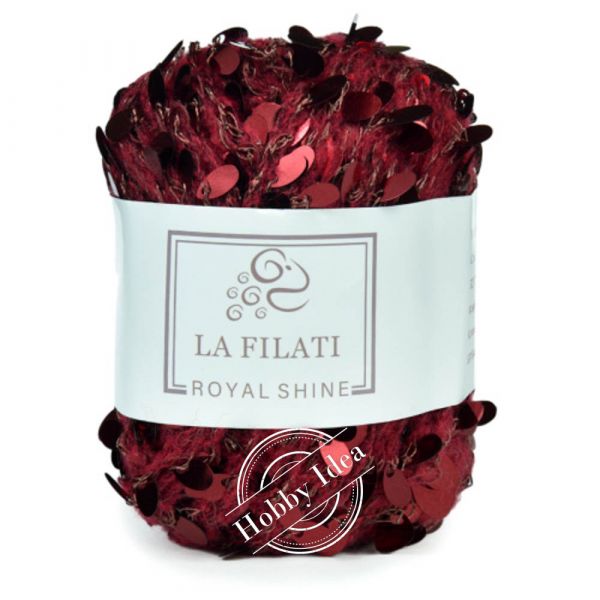 La Filati Royal Shine 012 Бордовая  из категории La Filati Royal Shine