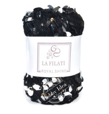 La Filati Royal Shine 016 Чёрная