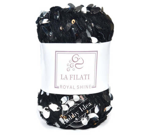 La Filati Royal Shine 016 Чёрная
