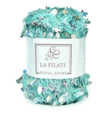 La Filati Royal Shine 018 Мятная с перламутровыми пайетками