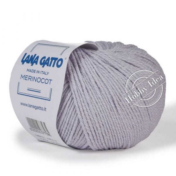 Lana Gatto Merinocot 12504 Лилово-серый из категории Lana Gatto Merinocot