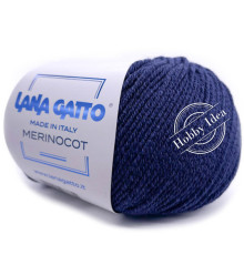 Lana Gatto Merinocot 13856 Темно-синий