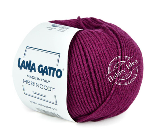 Lana Gatto Merinocot 13907 Фуксия