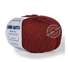 Lana Gatto Merinocot 14020 Красно-бордовый