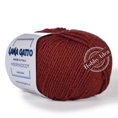 Lana Gatto Merinocot 14020 Красно-бордовый