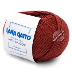 Lana Gatto Merinocot 14020 Красно-бордовый