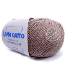 Lana Gatto Merinocot 14044 Темно-бежевый