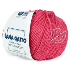 Lana Gatto Merinocot 14446 Яркий розовый