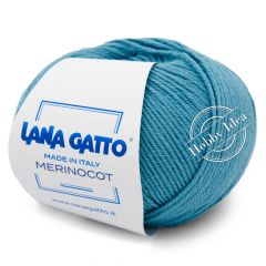 Lana Gatto Merinocot 14607 Бирюзовая вода