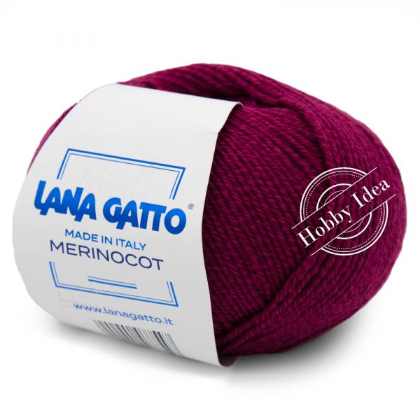 Lana Gatto Merinocot 19056 Тёмная фуксия из категории Lana Gatto Merinocot