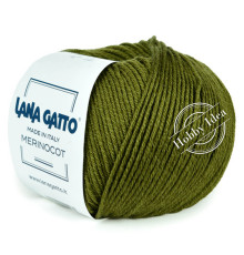 Lana Gatto Merinocot 19071 Натуральная зелень