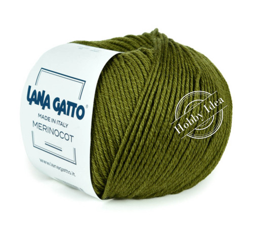 Lana Gatto Merinocot 19071 Натуральная зелень