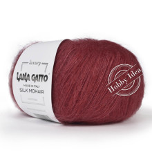Lana Gatto Silk Mohair 06026 Тёмно-красный