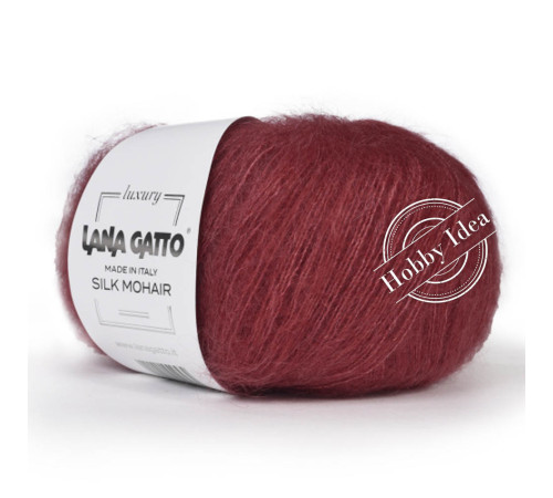 Lana Gatto Silk Mohair 06026 Тёмно-красный