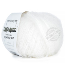 Lana Gatto Silk Mohair 06027 Белый
