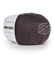 Lana Gatto Silk Mohair 06030 Горький шоколад