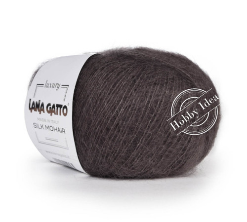 Lana Gatto Silk Mohair 06030 Горький шоколад