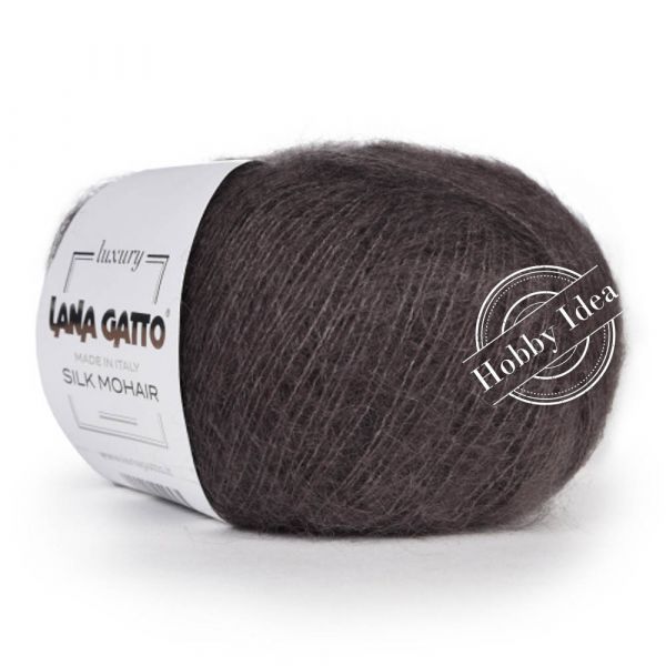 Lana Gatto Silk Mohair 06030 Горький шоколад из категории Lana Gatto Silk Mohair