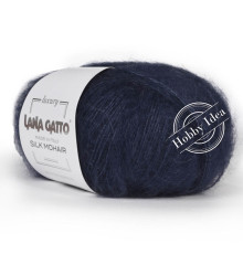 Lana Gatto Silk Mohair 06035 Тёмно-синий