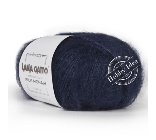 Lana Gatto Silk Mohair 06035 Тёмно-синий
