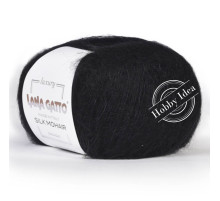 Lana Gatto Silk Mohair 06037 Чёрный