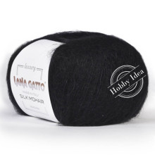 Lana Gatto Silk Mohair 06037 Чёрный