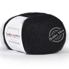 Lana Gatto Silk Mohair 06037 Чёрный