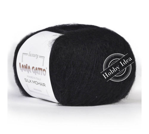 Lana Gatto Silk Mohair 06037 Чёрный