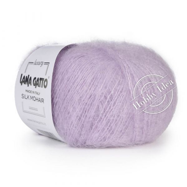 Lana Gatto Silk Mohair 07258 Бледно-сиреневый из категории Lana Gatto Silk Mohair