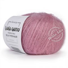 Lana Gatto Silk Mohair 07259 Розово-сиреневый