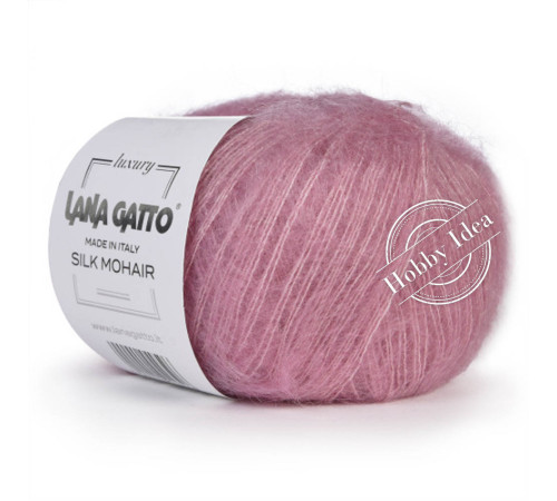 Lana Gatto Silk Mohair 07259 Розово-сиреневый