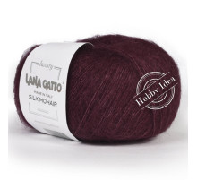 Lana Gatto Silk Mohair 07261 Бордово-фиолетовый