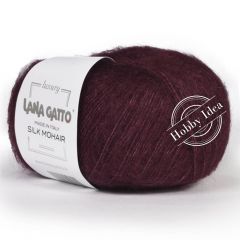 Lana Gatto Silk Mohair 07261 Бордово-фиолетовый