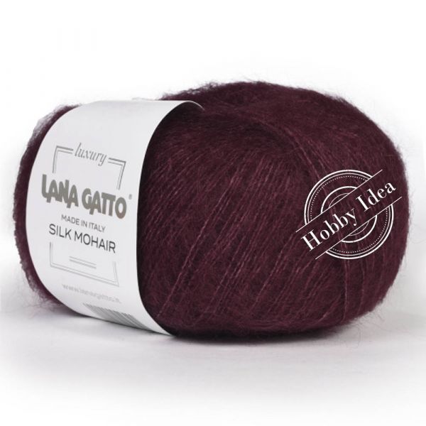 Lana Gatto Silk Mohair 07261 Бордово-фиолетовый из категории Lana Gatto Silk Mohair