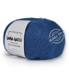 Lana Gatto Silk Mohair 07263 Аквамарин