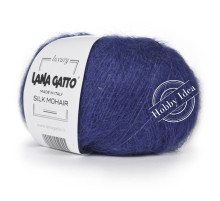 Lana Gatto Silk Mohair 08390 Тёмный сине-фиолетовый