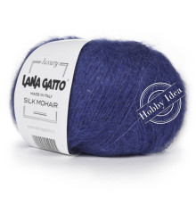 Lana Gatto Silk Mohair 08390 Тёмный сине-фиолетовый